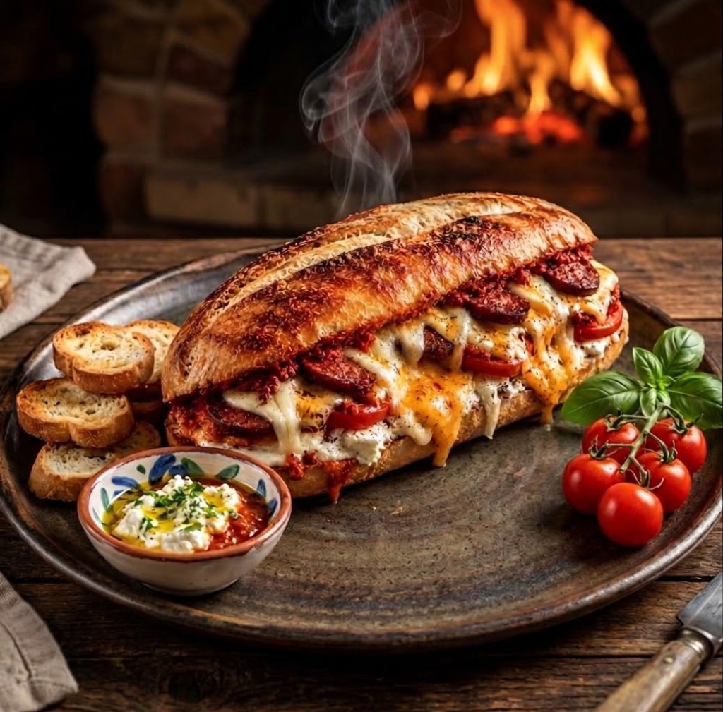 Erimiş Kaşarlı Tost